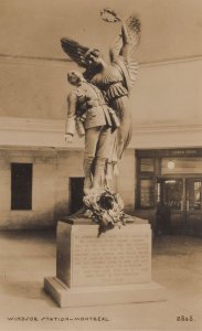 Windsor Station Lunch Room Canteen Angel Of Victory Postcard