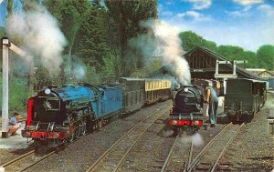 Miniature Railroad Trains RH&D Railway Hythe Kent UK postcard