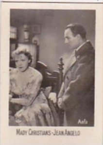 Orami Cigarette Card Film Favourites Series C No 283 Mady Christians &  Je...