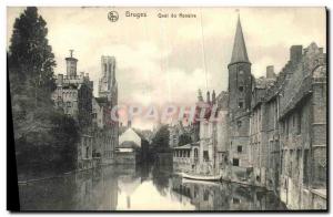 Old Postcard Bruges Qual Rosary