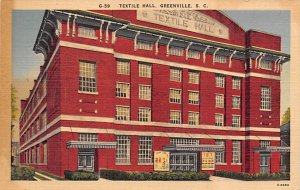 Textile Hall Greenville, South Carolina