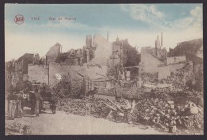 BELGIUM, Postcard, Visé, Rue de Perron, RPPC, Unposted