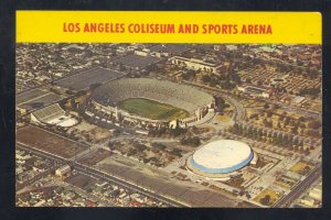 LOS ANGELES RAMS COLISEUM FOOTBALL STADIUM VINTAGE POSTCARD