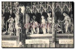 Postcard Old Woman Adultery Healing of the Blind Chartres
