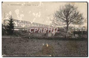 Old Postcard Rethondes Bridge