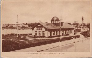 Thorold Ontario Hydro Transformer Station Welland Canal FH Leslie Postcard H47