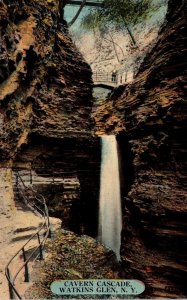 New York Watkins Glen Cavern Cascade