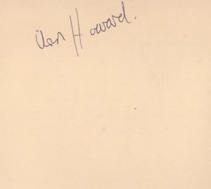 Alan Howard Ballet Russe de Monte Carlo 2x Hand Signed Autograph s