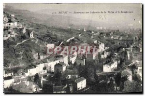 Old Postcard Royat Panorama on the way to the Valley and Sanatorium