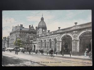 Leicestershire: The Mildland Railway Station LIECESTER c1905 by J.W. & Co.