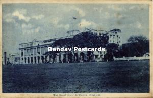 singapore, The Grand Hotel del'Europe (1910s)