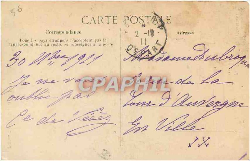 Old Postcard Ploermel Morbihan Hotel des Ducs de Bretagne