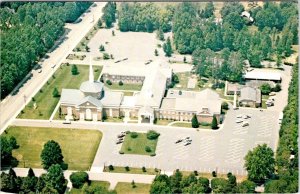 Charlotte, NC North Carolina  PROVIDENCE BAPTIST CHURCH Bird's Eye View Postcard