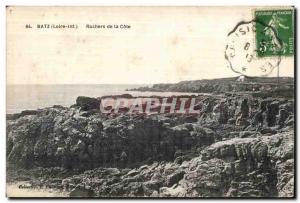 Old Postcard Batz Rocks Cote