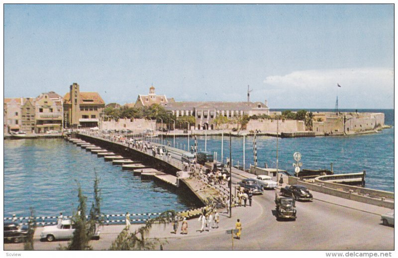 CURACAO, 1940-1960's; Pontoon Bridge