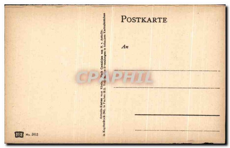 Old Postcard Die Pflaz