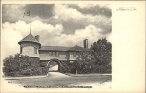 Asheville North Carolina NC Albemarle Park Lodge Entrance c1905 Postcard