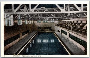 Swimming Pool Princeton New Jersey NJ White Bordered Photograph Postcard