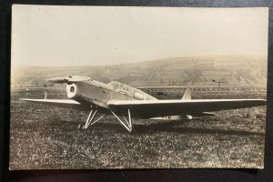 Mint Netherlands Real Picture Postcard Czechoslovakian Sport Airplane Zlin Bata