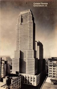 E60/ Cincinnati Ohio Real Photo RPPC Postcard c1940s Carew Tower