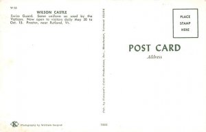 Wilson Castle, Swiss Guard Rutland, Vermont, USA Postcard