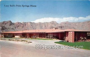 Lucy Ball's Palm Springs Home Palm Springs, CA, USA 1959 