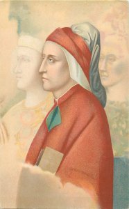 Italian poet, writer and philosopher portrait Dante Alighieri, Giotto fine art