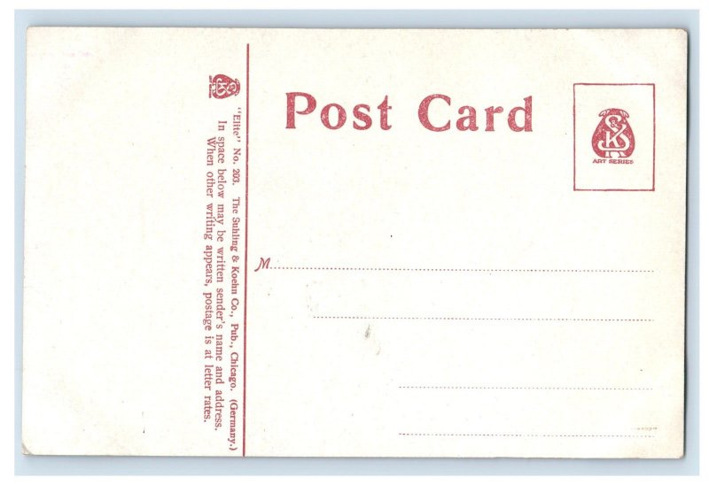 C. 1900-10 Post Office, Chicago. Vintage Postcard F147E