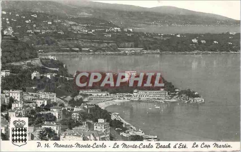 Modern Postcard Monaco Monte Carlo Monte Carlo Beach to Cape Town was Martin
