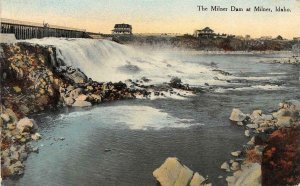 THE MILNER DAM Milner, Idaho Snake River 1911 Vintage Postcard