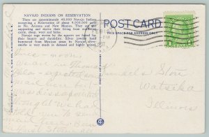 New Mexico~Navajo Indians On Reservation~Vintage Postcard