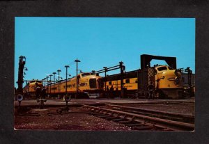 IL Chicago & Northwestern Railroad Train Railroad Train Illinois Postcard