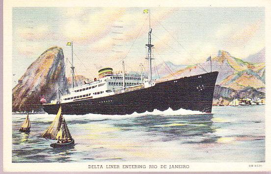 Delta Liner Entering Rio de Janeiro