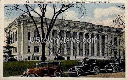 Mecklenburg County Court House in Charlotte, North Carolina