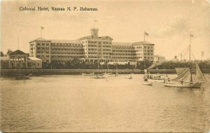 Vintage Postcard; Colonial Hotel, Nassau N.P. Bahamas Posted 1911 Stamp