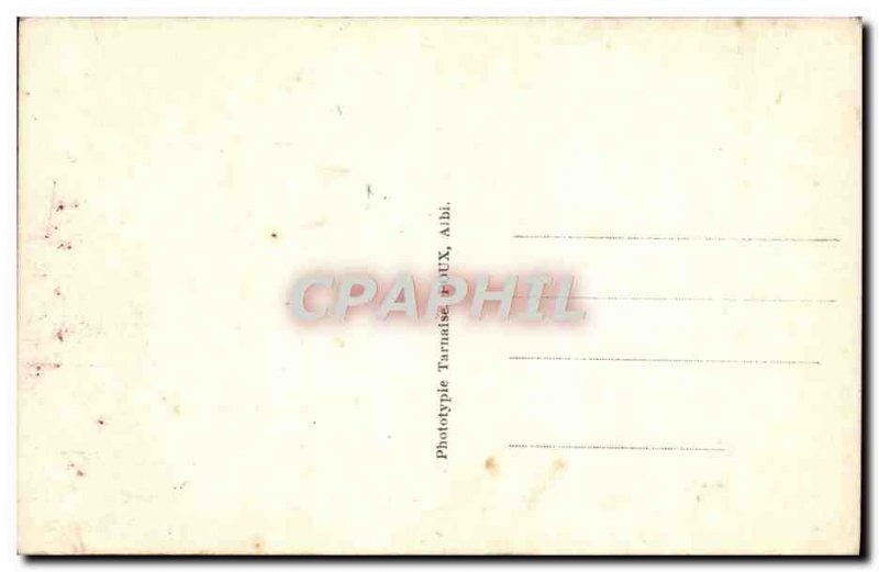 Old Postcard Rodez Panoramic Train