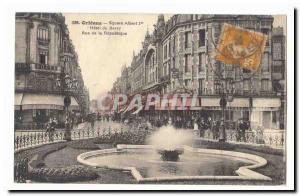 Orleans Postcard Old Square Albert 1er Hotel Berry Rue de la Republique