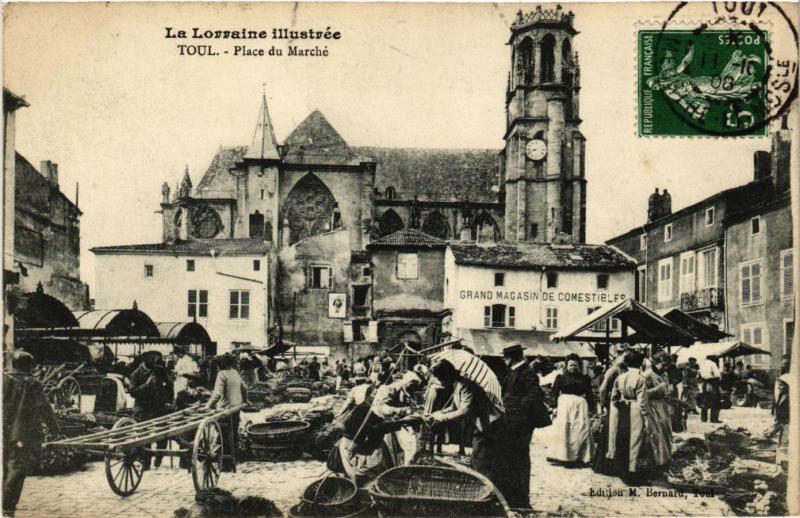 CPA Toul - Place du Marche (276840)