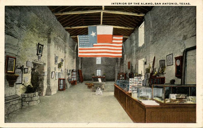 TX - San Antonio. The Alamo, Interior