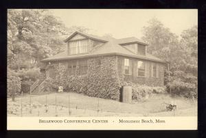 Monument Beach, Mass/MA Postcard, Briarwood Conference Center, Exterior, #2