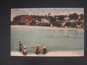 LAKE ONTARIO Olcott Beach c1905 Postcard