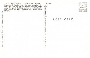 Pennsylvania  Lancaster , U.S.Post Office