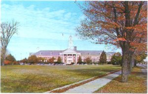 Pre-Zip Code View of Spaulding High School, Rochester, New Hampshire, NH, Chrome