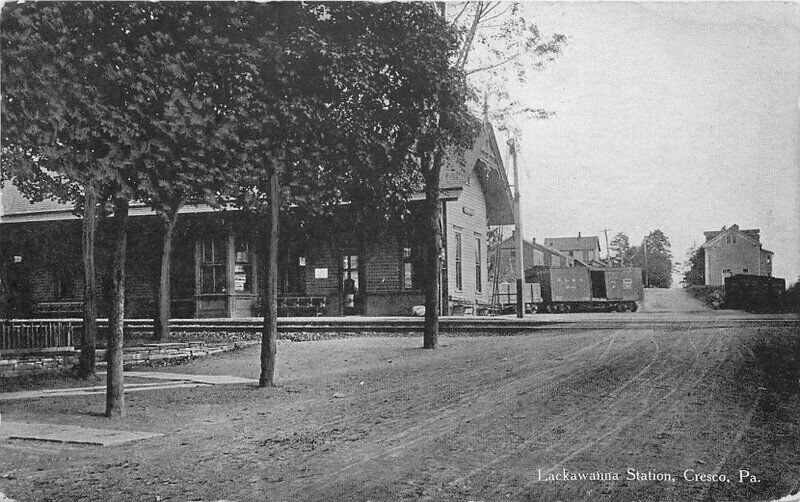 Cresco Pennsylvania Lackawanna Station #10451 1911 Postcard 20-8961