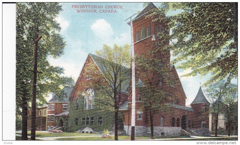 WINDSOR, Ontario, Canada, 1900-1910's; Presbyterian Church