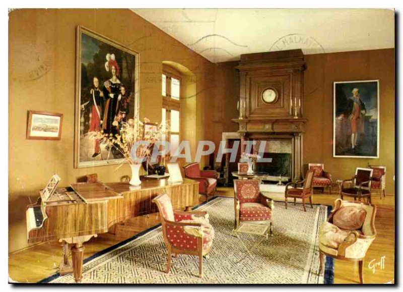 Modern Postcard The Chateaux of the Loire Amboise Indre et Loire lounge Louis...