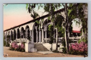 State Teachers College Santa Barbara CA UNP Hand Colored Albertype Postcard K13