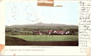 Postcard PANORAMIC SCENE Burlington Vermont VT AJ5130