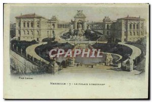 Old Postcard Marseille Le Palais Longchamp