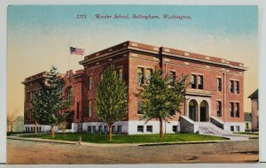 Bellingham Washington Roeder School Building Postcard N1